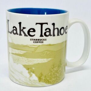 Starbucks Lake Tahoe Ski California Cup Coffee Mug Collector Icon Series 16o New